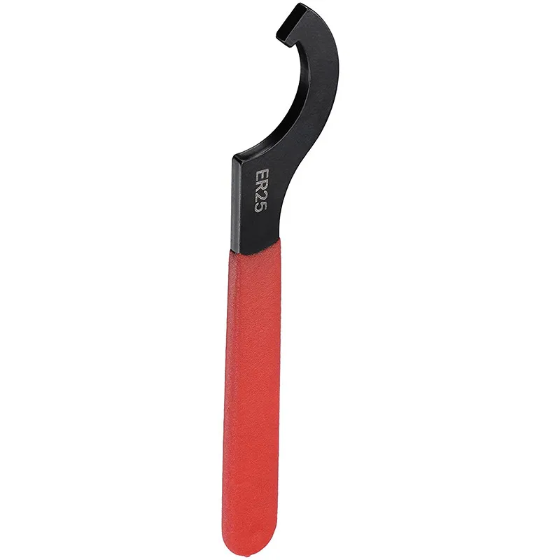 ER Collet Chuck Hook Wrench Spanner Carbon Steel & Non Slip Handle Perfect for Lathe Clamping Nut ER25/ER32/ER40
ER Collet Chuck Hook Wrench Spanner Carbon Steel & Non Slip Handle Perfect for Lathe Clamping Nut ER25/ER32/ER40