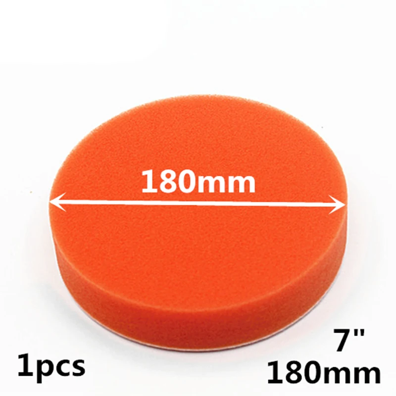 

180MM 7 Inch Flat Sponge Gross Polishing Buffing Pad Kit For Car Polisher Clean Waxing Auto Paint Maintenance Care Tools