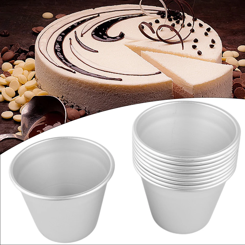 10pcs Pudding Moulds Aluminium Baking Cups Cake Mould Non Stick Baking Tool Cupcake Wedding Party Baking Kitchen Accessories
10pcs Pudding Moulds Aluminium Baking Cups Cake Mould Non Stick Baking Tool Cupcake Wedding Party Baking Kitchen Accessories
