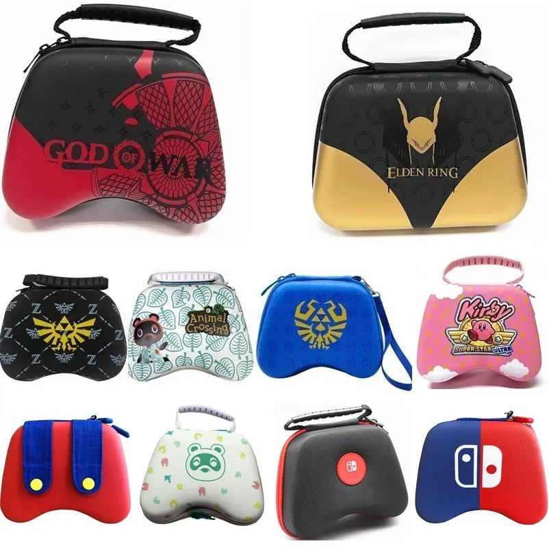 

New Limited Edition Red Black Game Controller Protective Case For Nintendo Switch Pro /PS4 /Xbox Series Storage Zipper Handbag