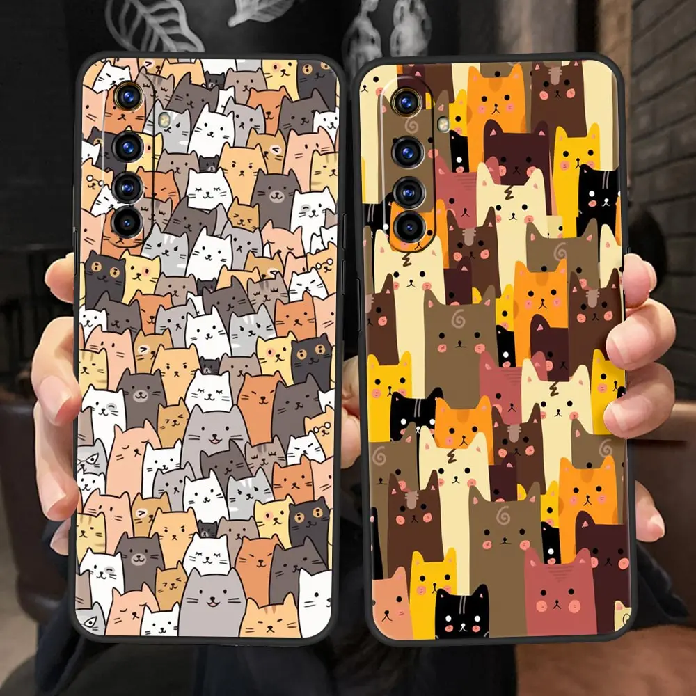 For Realme 10 9 8 5G 7 6 GT2 Pro Plus Phone Case 9i 8i C21 C11 C25 C35 GT Neo 2 3 3T Soft Cover Cartoon Cats Background Coque
For Realme 10 9 8 5G 7 6 GT2 Pro Plus Phone Case 9i 8i C21 C11 C25 C35 GT Neo 2 3 3T Soft Cover Cartoon Cats Background Coque