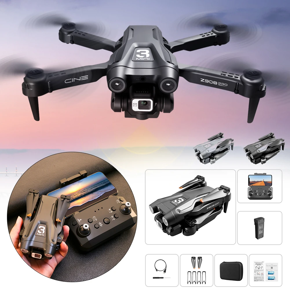 Obstacle Avoidance HD-Drone For Outdoor 4K HD Optical-Flow Professional RC-Aerial-Photography-Drone For Beginner Professional
Obstacle Avoidance HD-Drone For Outdoor 4K HD Optical-Flow Professional RC-Aerial-Photography-Drone For Beginner Professional