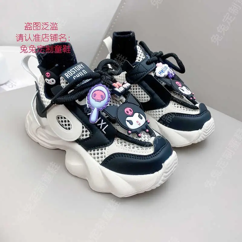 2024 Kuromi Tennis Sanrio Kawaii Anime Girls Sneakers Summer Sweet Cute Cartoon Babys Breathable Mesh Shoes Tide Gift for Kids
2024 Kuromi Tennis Sanrio Kawaii Anime Girls Sneakers Summer Sweet Cute Cartoon Babys Breathable Mesh Shoes Tide Gift for Kids