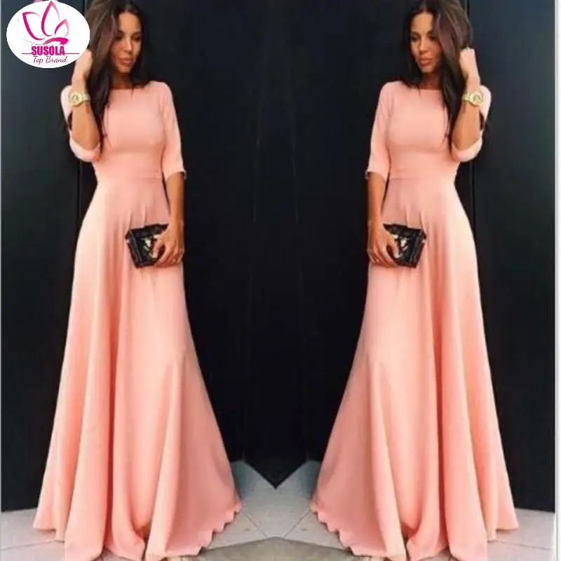 SUSOLA Women Long Maxi Dresses Bohemia Dress O Neck Three Quarter Sleeve Ethnic Summer Beach Female Stylish Style Dresses
SUSOLA Women Long Maxi Dresses Bohemia Dress O Neck Three Quarter Sleeve Ethnic Summer Beach Female Stylish Style Dresses