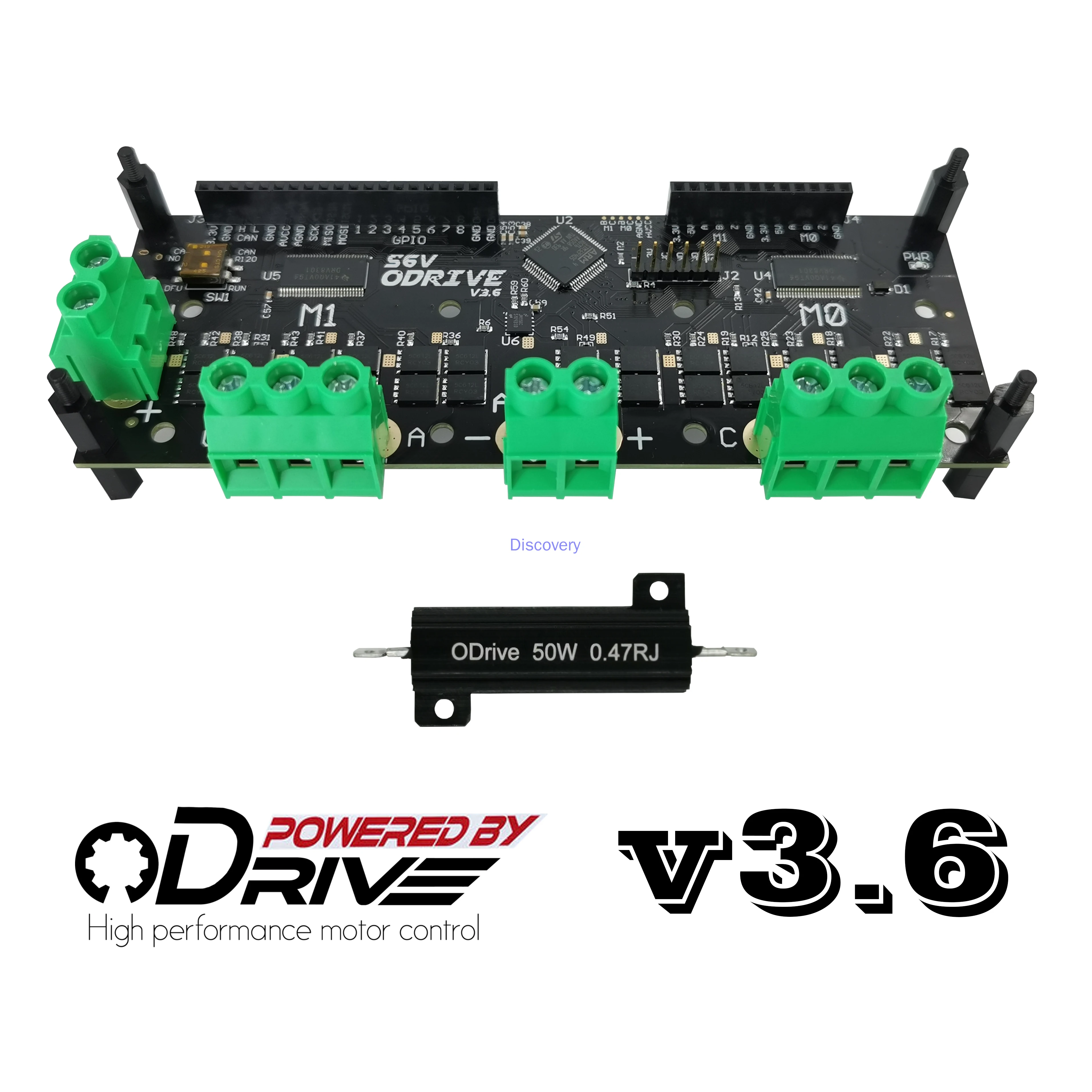 ODrive 56V 24V 48V Hardware High-performance Brushless Motor Controller Simple FOC BLDC VESC AGV
ODrive 56V 24V 48V Hardware High-performance Brushless Motor Controller Simple FOC BLDC VESC AGV
