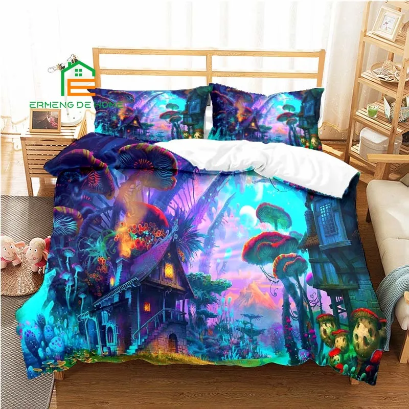 Cartoon Mushroom Duvet Cover Set Bedding Queen King Kids Boys Girls Bed Set Game Quilt Cover Comforter Cover Bedding Set
Cartoon Mushroom Duvet Cover Set Bedding Queen King Kids Boys Girls Bed Set Game Quilt Cover Comforter Cover Bedding Set
