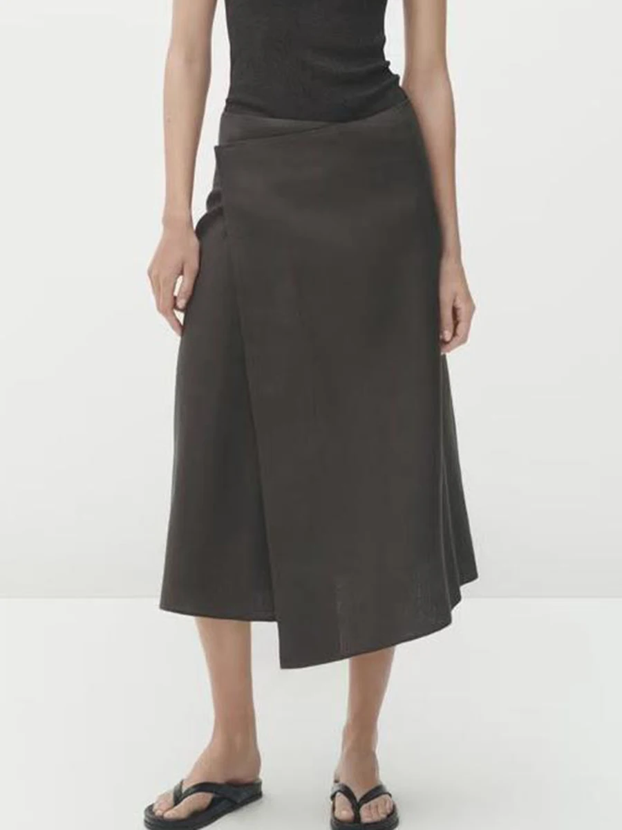 Irregular Solid Vintage Skirt Woman Cotton And Linen Button Up Cozy Casual Faldas Bottom 2023 Summer New Fashion Simple Skirts
Irregular Solid Vintage Skirt Woman Cotton And Linen Button Up Cozy Casual Faldas Bottom 2023 Summer New Fashion Simple Skirts
