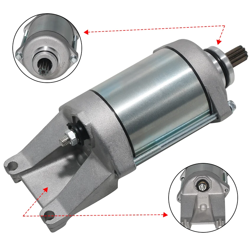 

Motorcycle Starter Motor For Kawasaki EN650 Vulcan S SE EX400 EX650 Ninja 400R 650 ER-6F KLE650 Versys 21163-0040 Engine Motors