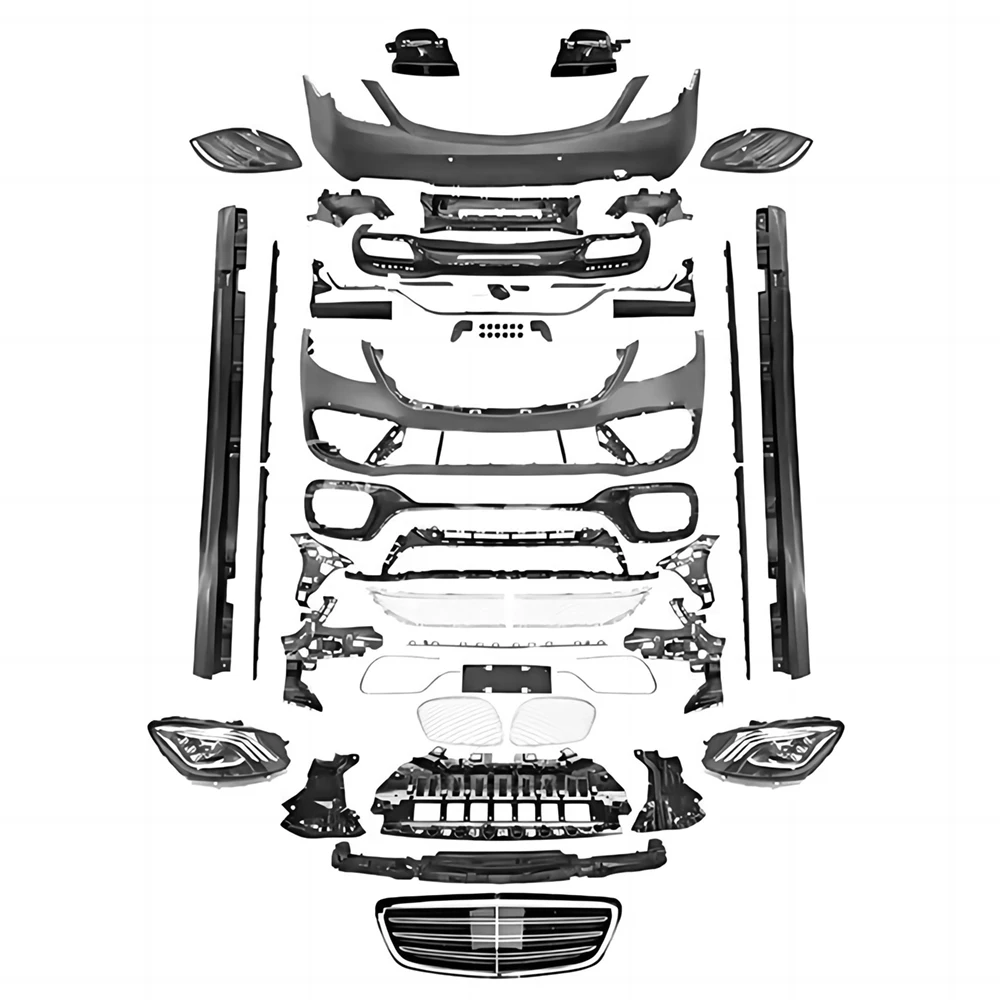 Старый Новый Полный комплект для Benz S Class W222 14-16 обновление до 17-19 W222 S65 Передний Задний бампер боковые юбки фары задний свет
Старый Новый Полный комплект для Benz S Class W222 14-16 обновление до 17-19 W222 S65 Передний Задний бампер боковые юбки фары задний свет