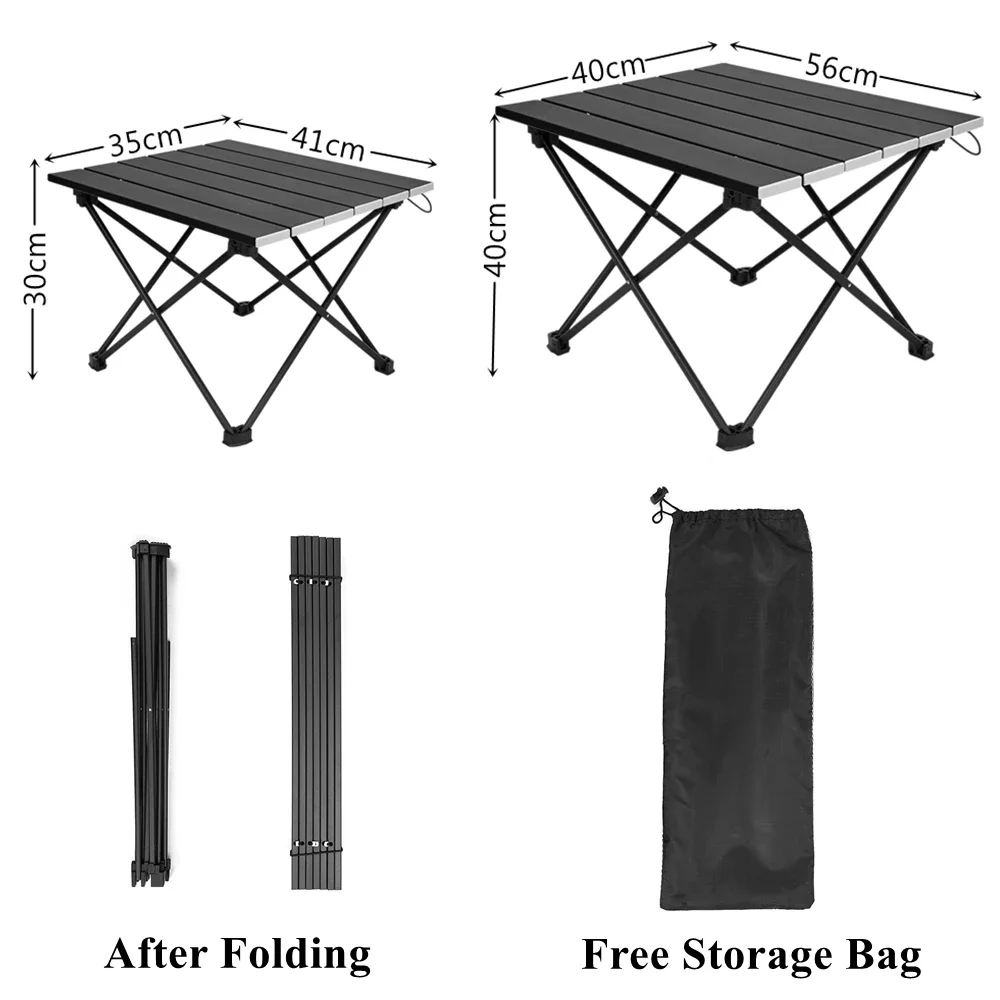 Portable Folding Camping Table, Outdoor Folding Camping Desk, Ultralight Aluminum Alloy Foldable Picnic Table for Travel, Beach
Portable Folding Camping Table, Outdoor Folding Camping Desk, Ultralight Aluminum Alloy Foldable Picnic Table for Travel, Beach