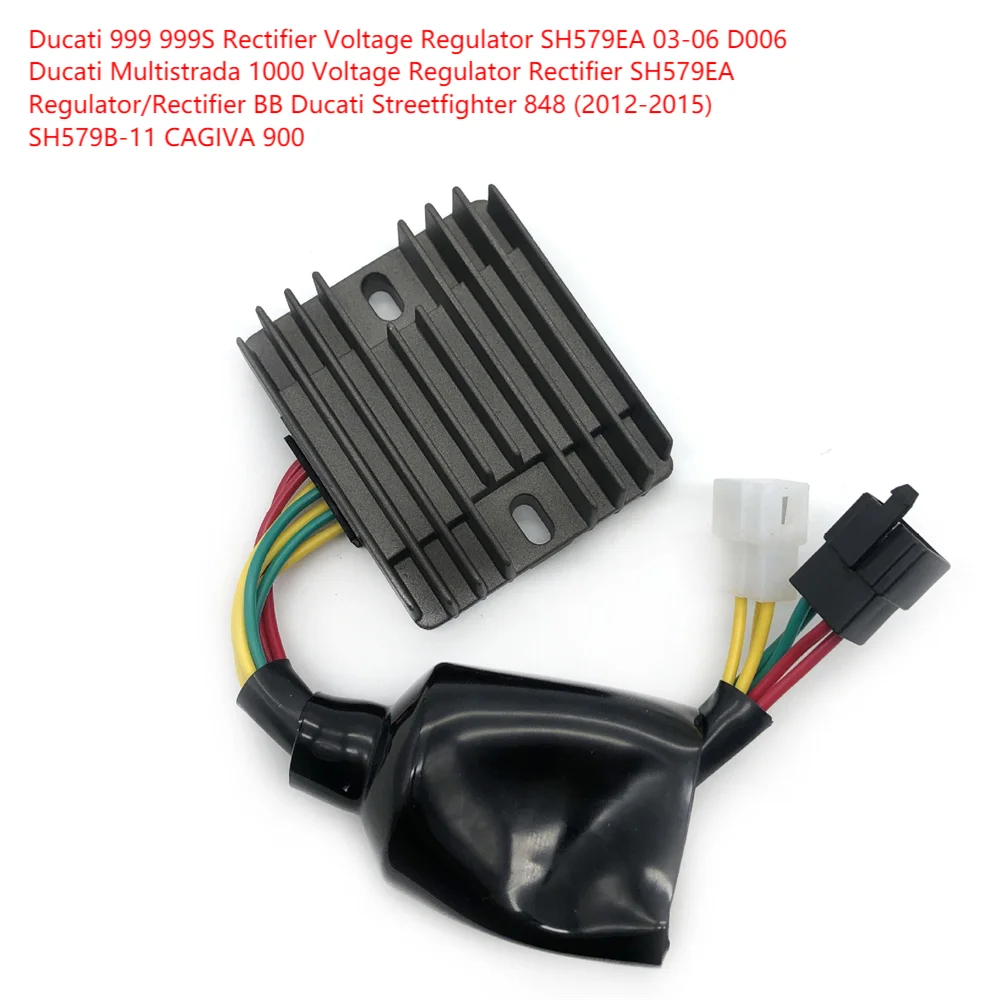 Motorcycle Voltage Regulator Rectifier For Ducati 999 999S Multistrada 1000 SH579EA Streetfighter 848 SH579B-11 CAGIVA 900
Motorcycle Voltage Regulator Rectifier For Ducati 999 999S Multistrada 1000 SH579EA Streetfighter 848 SH579B-11 CAGIVA 900