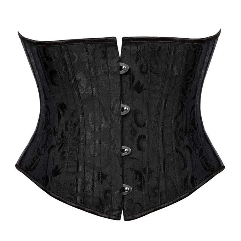 

Women Underbust Bustier Tops Sexy Vintage Waist Cincher Shaper Corset Top Lace Up Stomach Tightening and Body Shaping Clothing