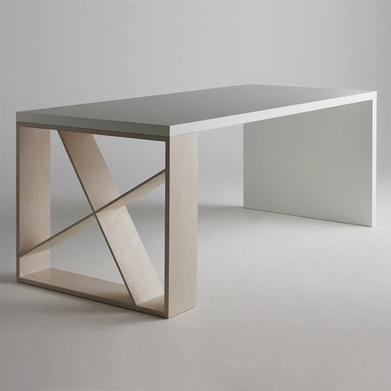 Nordic white solid wood conference table simple modern boss desk creative table designer long table dining table
Nordic white solid wood conference table simple modern boss desk creative table designer long table dining table