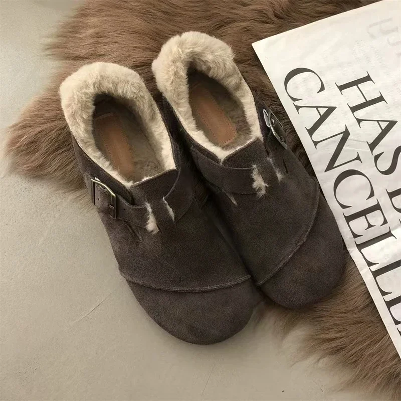 Casual Basic Rubber Flats for Women 2024 Fashion Solid Short Plush Ladies Shoes Winter Round Toe Women's Flats Sapatos Feminino
Casual Basic Rubber Flats for Women 2024 Fashion Solid Short Plush Ladies Shoes Winter Round Toe Women's Flats Sapatos Feminino