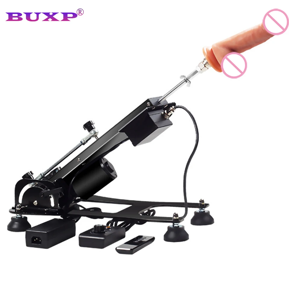 Buxp Super Quiet Metal Automatic Sex Machine With Vac U Lock Dildos
