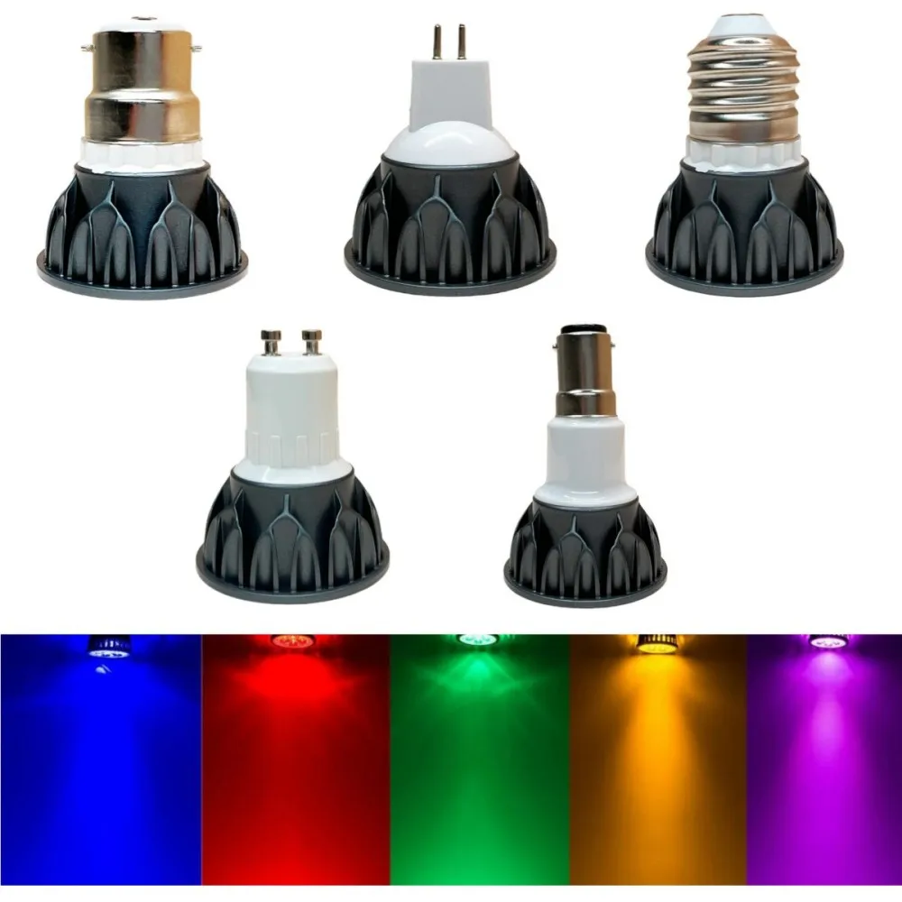 

Super 5W Dimmable LED Spotlight E27 E14 GU10 B22 B15 E12 GU5.3 Lamp Bulb Lighting AC 85-265V 110V 220V DC 12V/24V LED Lampada