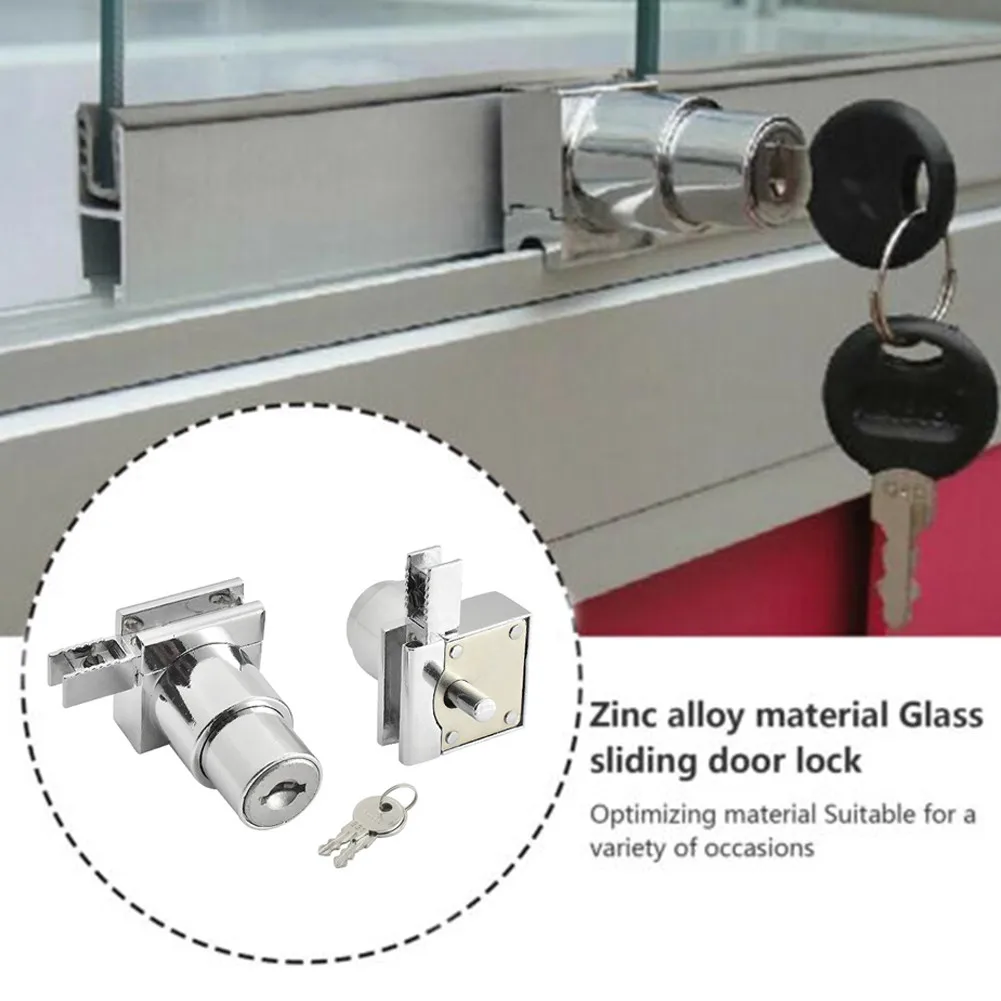 Useful New Durable 1*Lock 2*Keys Accessories For 5-8mm Glass Parts Reliable Suitable For Counter/glass Cabinet
Useful New Durable 1*Lock 2*Keys Accessories For 5-8mm Glass Parts Reliable Suitable For Counter/glass Cabinet
