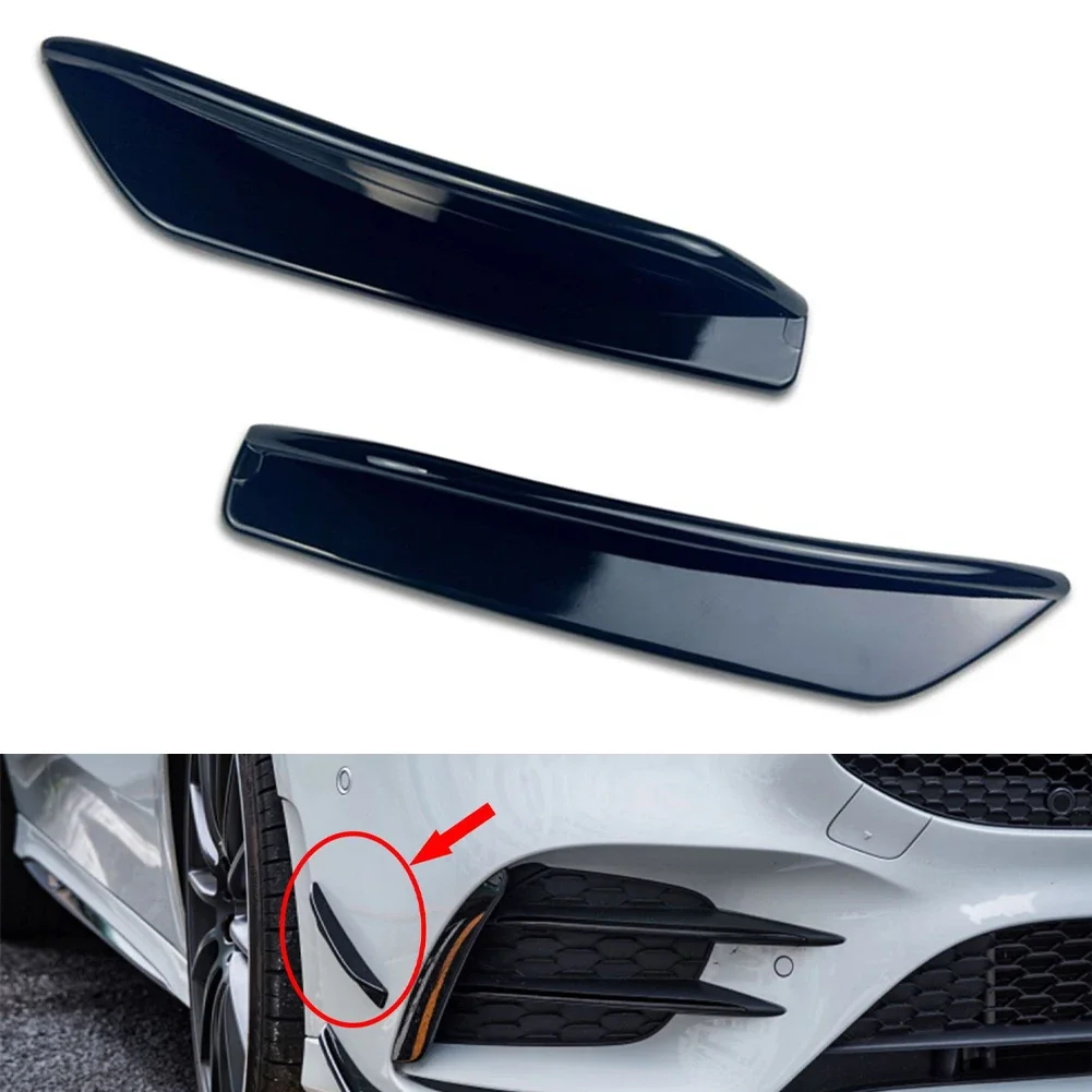 2Pcs Car Front Bumper Fog Lamp Side Fins Lip Splitters Air Trim For Mercedes Benz A Class A160 A180 A200 A250 A35 W177 AMG 2019+
2Pcs Car Front Bumper Fog Lamp Side Fins Lip Splitters Air Trim For Mercedes Benz A Class A160 A180 A200 A250 A35 W177 AMG 2019+