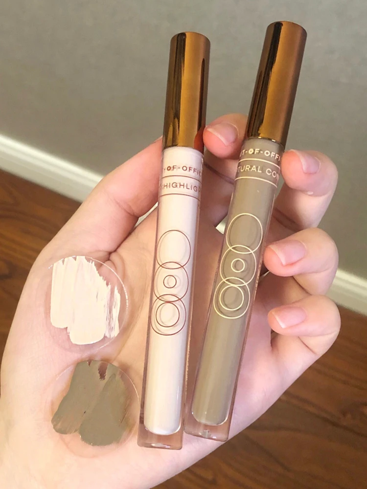 OUTOFOFFICE liquid contour pen ooo cement highlighter stick shade two-tone nose shadow disc brightened
OUTOFOFFICE liquid contour pen ooo cement highlighter stick shade two-tone nose shadow disc brightened