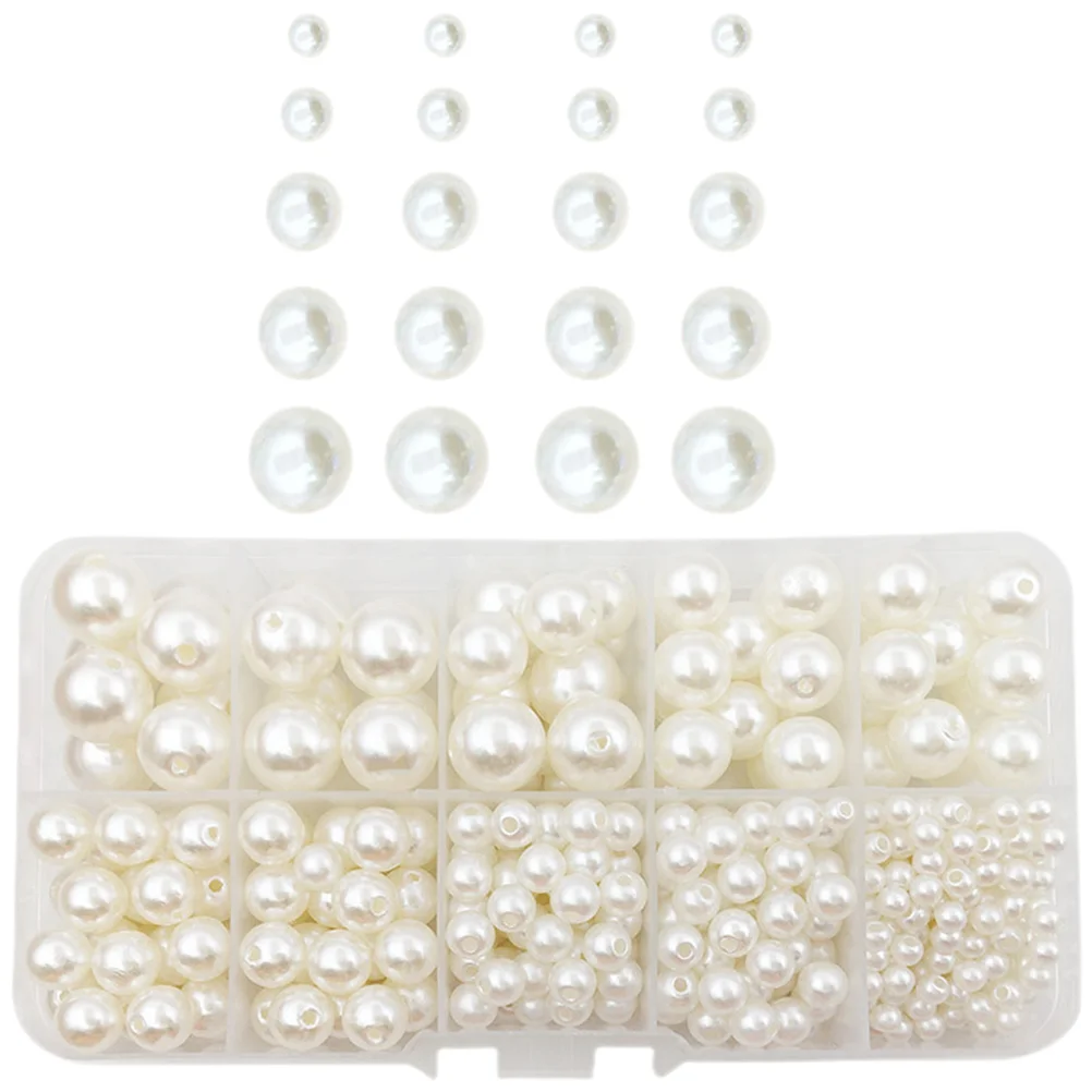 440 Pcs Pearl Beads White Accessories Multi-purpose Loose Jewelry Craft Bracelet Making Crafting Abs Imitation Spacer
440 Pcs Pearl Beads White Accessories Multi-purpose Loose Jewelry Craft Bracelet Making Crafting Abs Imitation Spacer