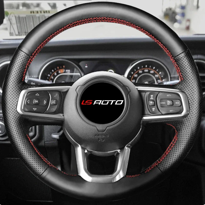 Nappa Leather Steering Wheel Cover for Jeep Wrangler JL Jlu 2018-2023 Gladiator JT 2020 2021 Year Funda Volante Car Accessories
Nappa Leather Steering Wheel Cover for Jeep Wrangler JL Jlu 2018-2023 Gladiator JT 2020 2021 Year Funda Volante Car Accessories