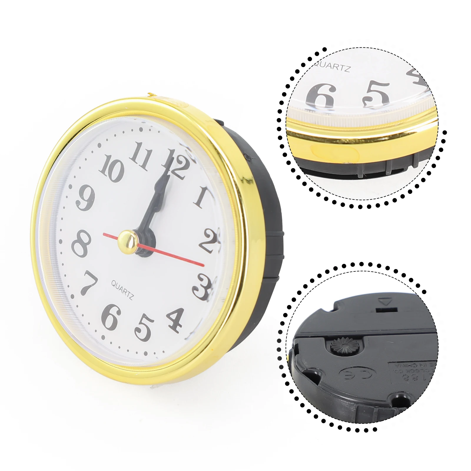 Practical Quartz Clock Insert Movement Replacement Gold 65MM 80MM 90MM 105MM 110MM Clock Accessories Plastic+metal
Practical Quartz Clock Insert Movement Replacement Gold 65MM 80MM 90MM 105MM 110MM Clock Accessories Plastic+metal