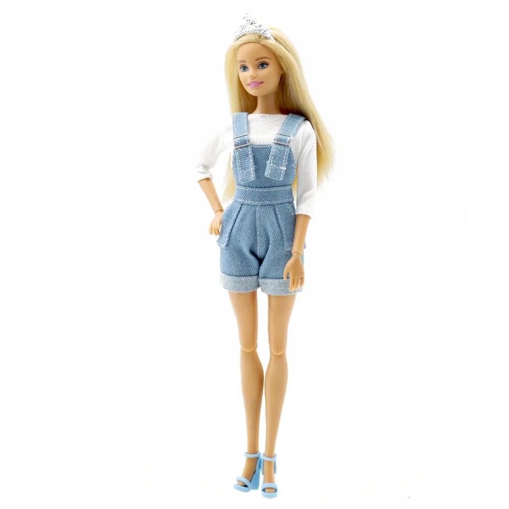 Crop Top Doll Suspenders Trousers Outfit Fashion 29cm Doll Wearable Cloth Cowboy Denim Jeans Girls
Crop Top Doll Suspenders Trousers Outfit Fashion 29cm Doll Wearable Cloth Cowboy Denim Jeans Girls