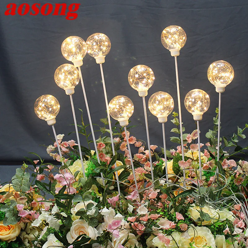 AOSONG Modern Wedding Lights Festive Atmosphere LED Evening Stage Lights Roads Fresh Background Decoration
AOSONG Modern Wedding Lights Festive Atmosphere LED Evening Stage Lights Roads Fresh Background Decoration