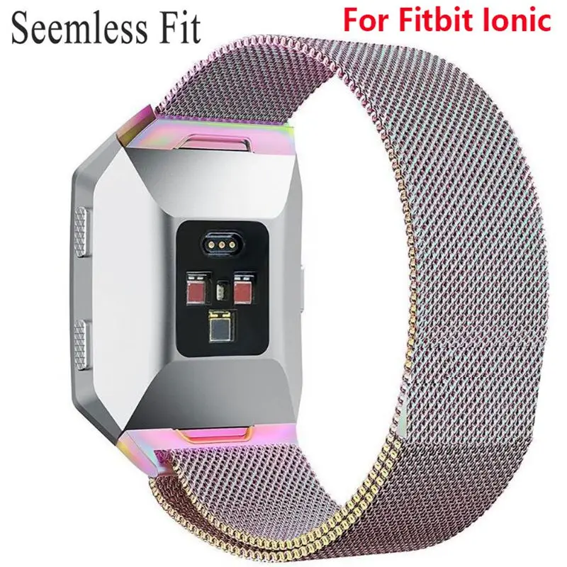 

Metal Straps for Fitbit Ionic Band Magnetic Steel Replacement Watch Bands Wristband Smartwatch Bracelet for Fitbit Ionic