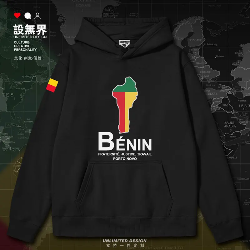 

Benin National Map mens hoodies pullovers sports men printed clothing jerseys crewneck sweatshirt winter clothes autumn winter