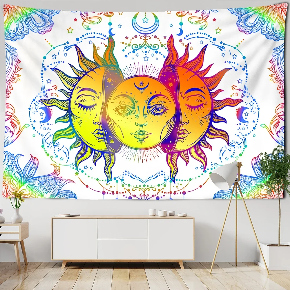 

Customized Tapestry Boho Mandala Tapestries Witchcraft Wall Tapestry Print Your Photo Hippie Wall Hanging Blanket Tapestry