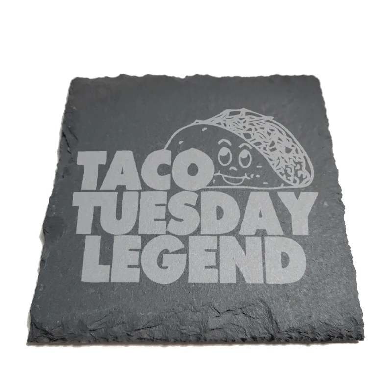 Taco Tuesday Legend Natural Rock Coasters Black Slate for Mug Water Cup Beer Wine Goblet J078
Taco Tuesday Legend Natural Rock Coasters Black Slate for Mug Water Cup Beer Wine Goblet J078