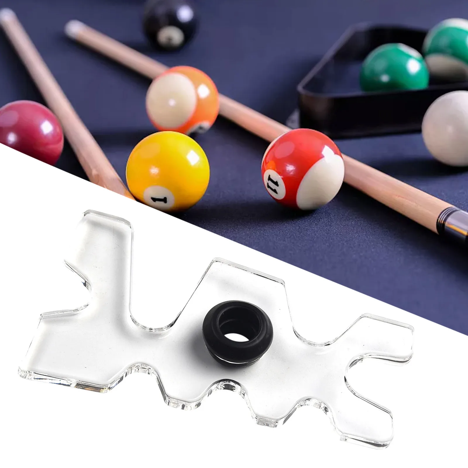 1pc Billiard Cue Head Holder Acrylic Transparent Holder 115*65*5.5mm/4.5*2.6*0.2in Pool Snooker Cue Rest Bridge
1pc Billiard Cue Head Holder Acrylic Transparent Holder 115*65*5.5mm/4.5*2.6*0.2in Pool Snooker Cue Rest Bridge