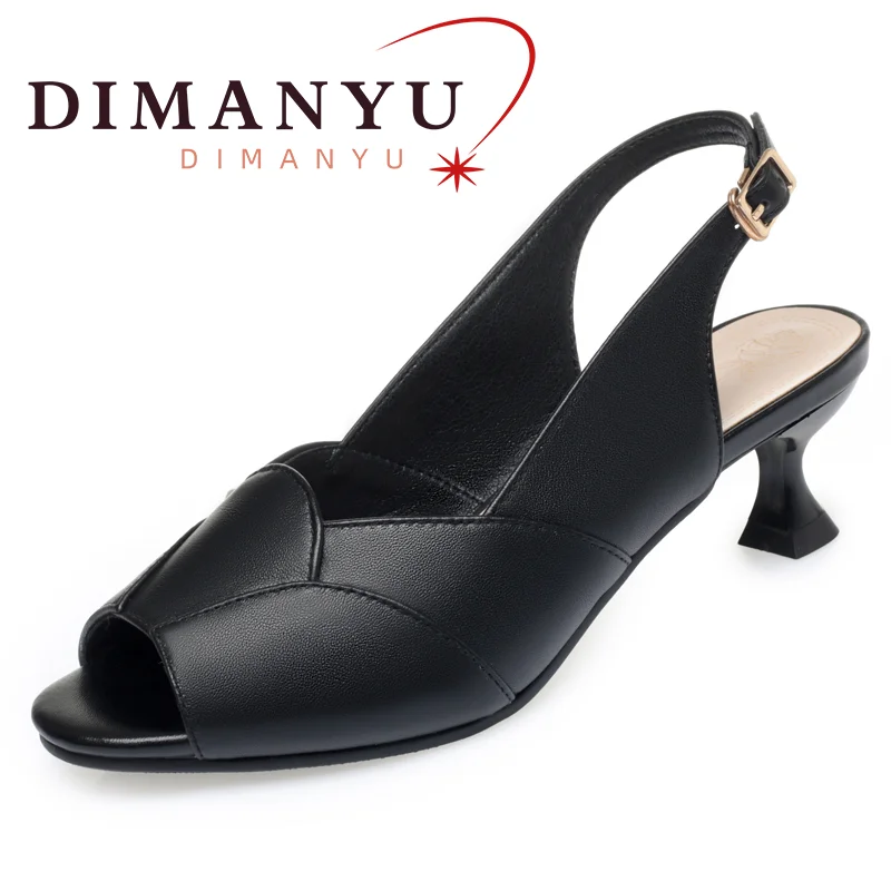 Real Leather Sandals Female Fashion 2024 New Summer Large Size Mid-heel Ladies Single Shoes Open Toe Fashion Woman Sandals
Real Leather Sandals Female Fashion 2024 New Summer Large Size Mid-heel Ladies Single Shoes Open Toe Fashion Woman Sandals