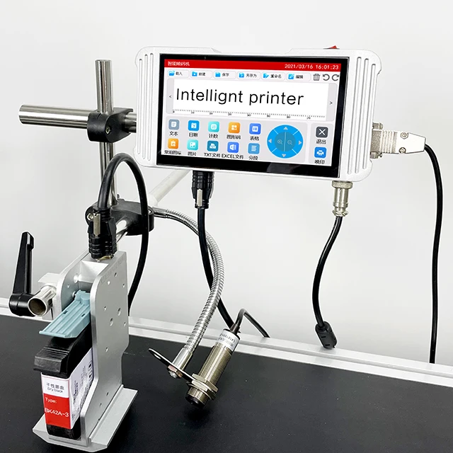 7 Inch Touch Screen Coding Machine Industrial Automatic Inkjet Printer With Uv Ink Cartridge For Bottle Cartoon Metal Jars
7 Inch Touch Screen Coding Machine Industrial Automatic Inkjet Printer With Uv Ink Cartridge For Bottle Cartoon Metal Jars
