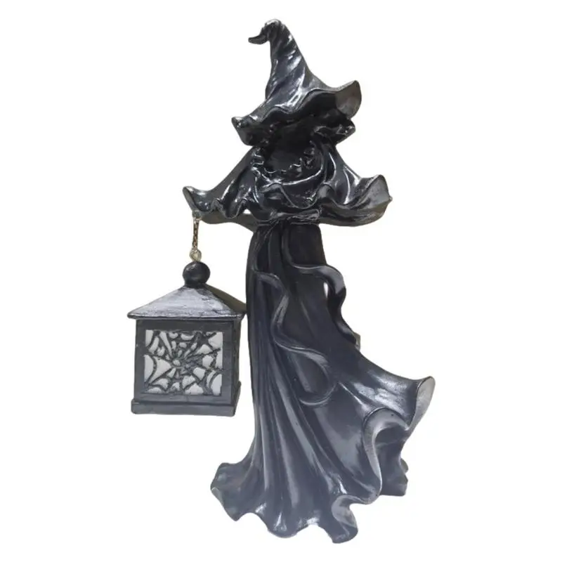 The Ghost Looking for Light New Hell Messenger Witch with Lantern Realistic Resin Ghost Sculpture for Halloween Scary Decoration
The Ghost Looking for Light New Hell Messenger Witch with Lantern Realistic Resin Ghost Sculpture for Halloween Scary Decoration