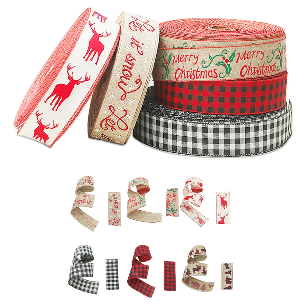 1 Roll 5 Metre Craft Ribbon Imitation Hemp Ribbon Iron Wire Edge Linen Ribbon Christmas Decoration Snowflake DIY Sewing Fabric
1 Roll 5 Metre Craft Ribbon Imitation Hemp Ribbon Iron Wire Edge Linen Ribbon Christmas Decoration Snowflake DIY Sewing Fabric