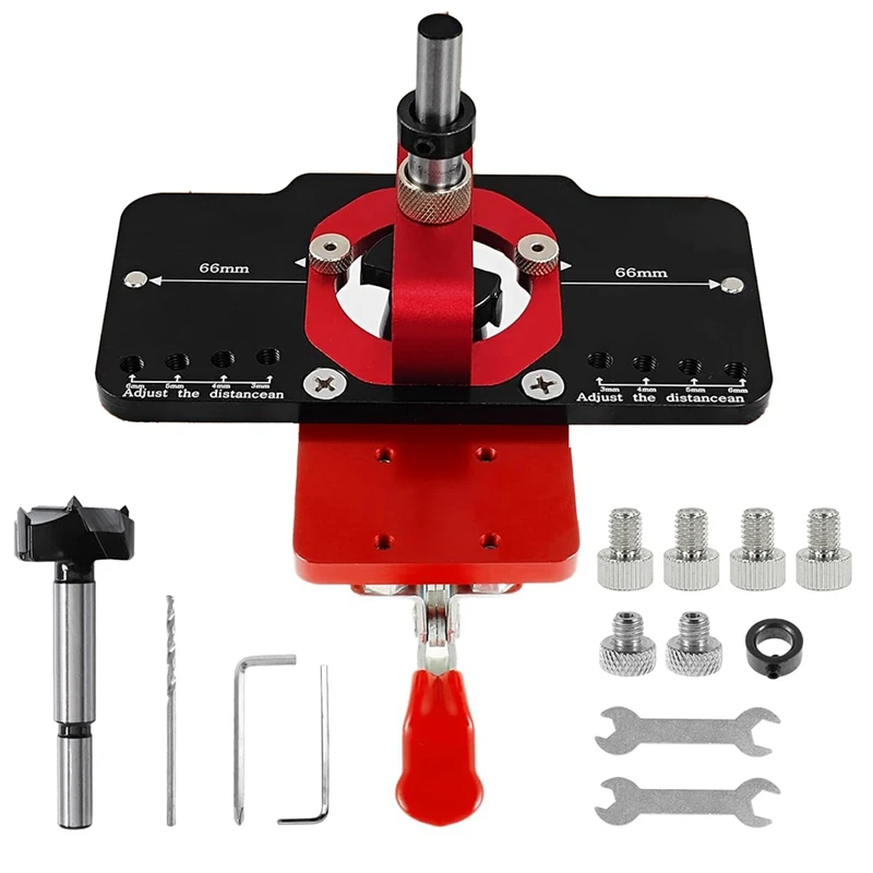 35Mm Concealed Door Hinge Jig, Aluminum Alloy Hinge Jig Drilling Hole Puncher For Door, Cabinet Hinge Installation Easy Install
35Mm Concealed Door Hinge Jig, Aluminum Alloy Hinge Jig Drilling Hole Puncher For Door, Cabinet Hinge Installation Easy Install