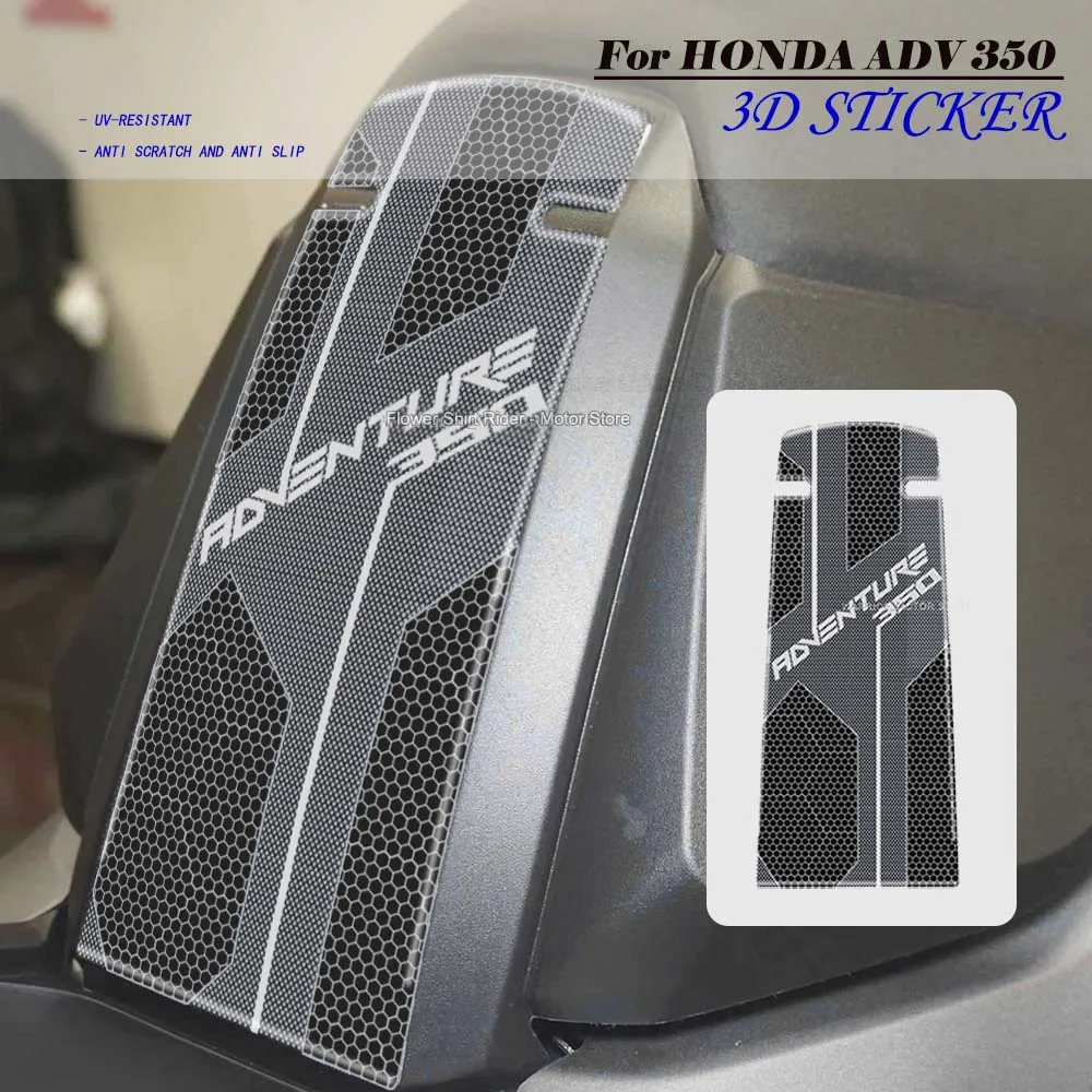 

3D мотоциклетная эпоксидная смола, наклейка-гвоздик для бака, наклейка против царапин, нескользящая прокладка для бака для Honda ADV 350 adv 350 2022 2023