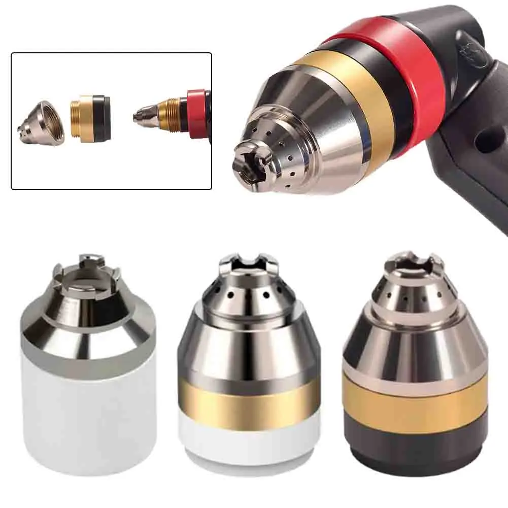 P80 Plasma Cutting Torch Nozzle Copper Full Protective Cover Contactable For Steel Plate Torch Power Tools Accessories
P80 Plasma Cutting Torch Nozzle Copper Full Protective Cover Contactable For Steel Plate Torch Power Tools Accessories