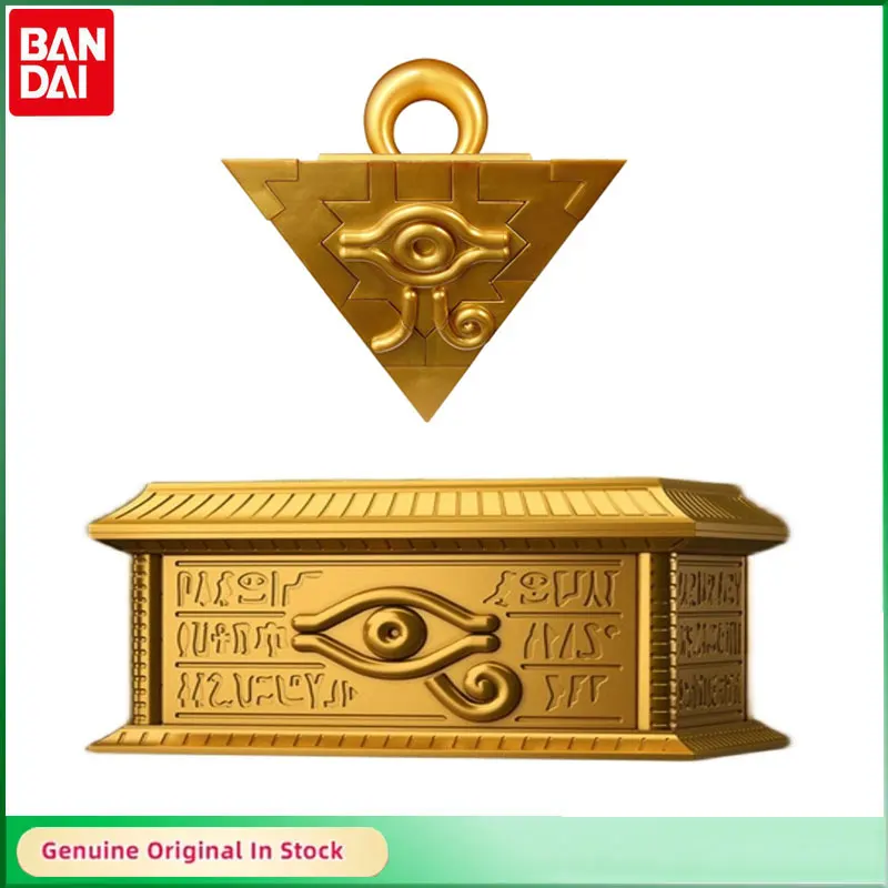 

Original Bandai Yu-Gi-Oh! Duel Monsters Ultimagear UA Millennium Puzzle Gold Sarcophagus Anime Assembly Model Ornament Gift
