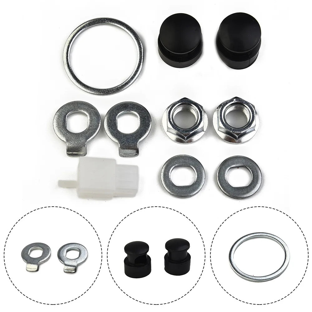 Electric Bicycle Hub Motor Axle M12 M14 Lock Nut / Lock Washer / Spacer / Nut Cover E-Bike Hub Motor Replacement Accessories
Electric Bicycle Hub Motor Axle M12 M14 Lock Nut / Lock Washer / Spacer / Nut Cover E-Bike Hub Motor Replacement Accessories