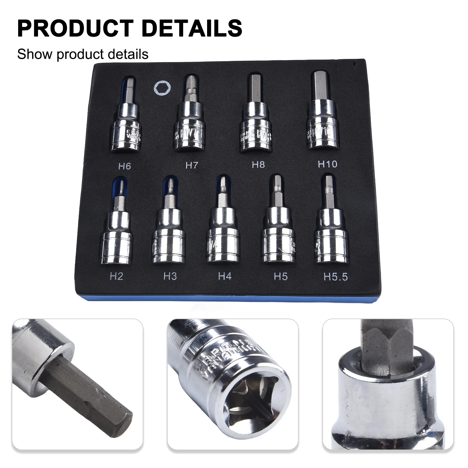 1set Socket Tool Chrome Vanadium Steel Press Batch Sleeve Tool Sets Mechanic Auto Repair Tool Set 15.5*13.5*3cm Hand Tools
1set Socket Tool Chrome Vanadium Steel Press Batch Sleeve Tool Sets Mechanic Auto Repair Tool Set 15.5*13.5*3cm Hand Tools
