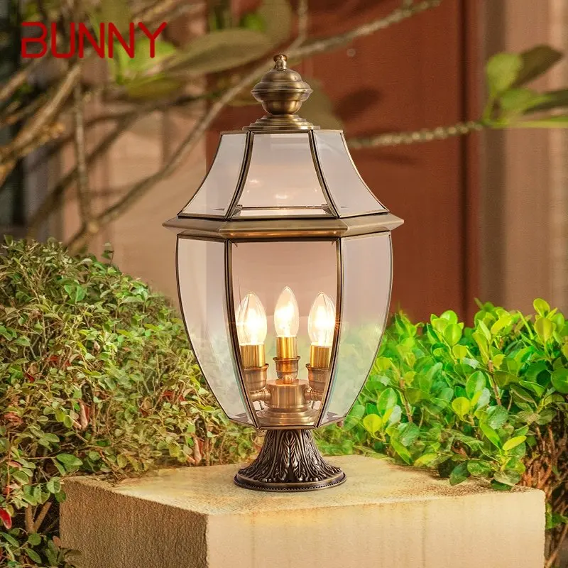 BUNNY Outdoor Classical Brass Garden Landscape Light Simple Patio Pillar IP65 Waterproof Retro Courtyard LED Post Lamp
BUNNY Outdoor Classical Brass Garden Landscape Light Simple Patio Pillar IP65 Waterproof Retro Courtyard LED Post Lamp
