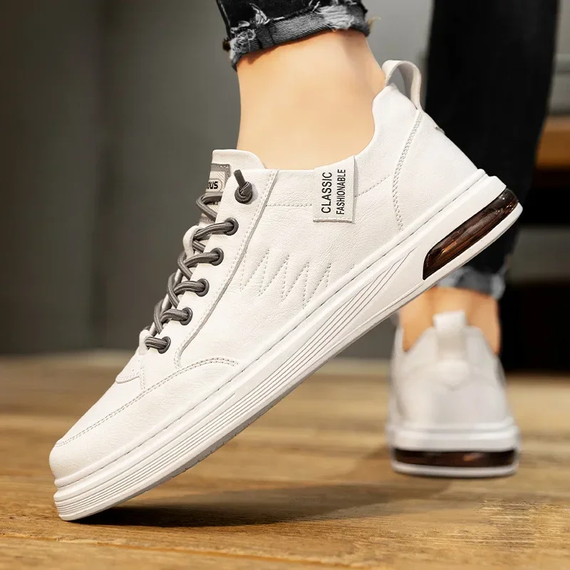 Autumn and winter men's board shoes new small white fashion casual leather shoes Korean men's work shoes
Autumn and winter men's board shoes new small white fashion casual leather shoes Korean men's work shoes