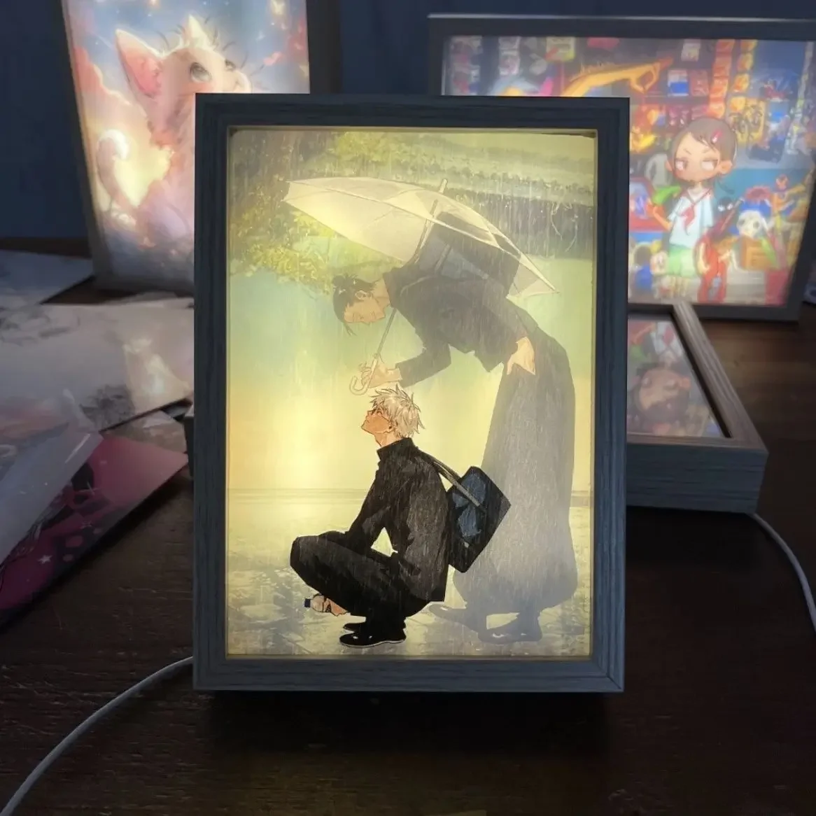 Anime Led Night Light Jujutsu Kaisen Satoru Gojo Figure Painting Table Lamp Room Decoration Kid Birthday Christmas Gift
Anime Led Night Light Jujutsu Kaisen Satoru Gojo Figure Painting Table Lamp Room Decoration Kid Birthday Christmas Gift