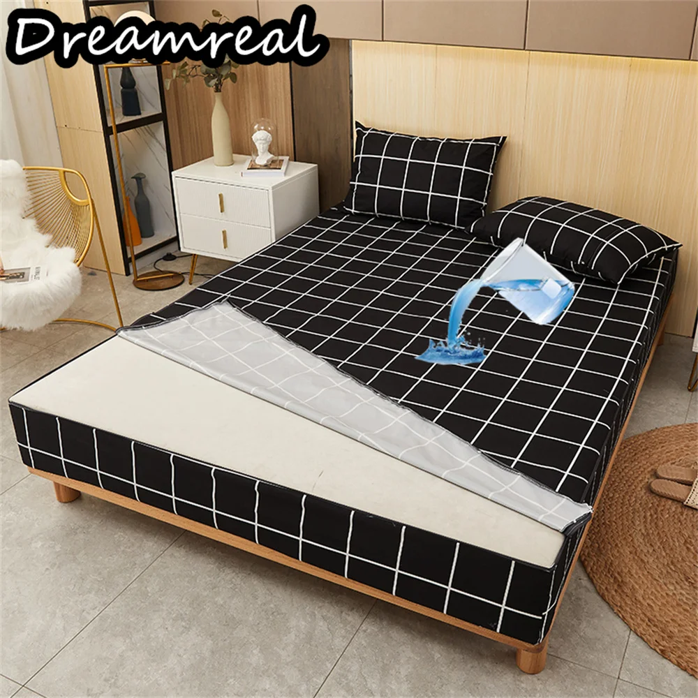 Dreamreal Waterproof Mattress Cover All Inclusive Six-Sided Fitted Sheet with Zipper Removable Bedspreads Mattress Pad Protector
Dreamreal Waterproof Mattress Cover All Inclusive Six-Sided Fitted Sheet with Zipper Removable Bedspreads Mattress Pad Protector