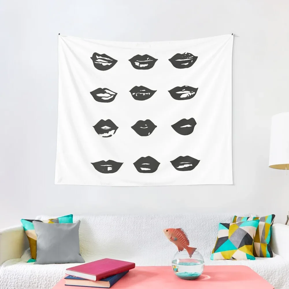 

kiss kiss in black and white Tapestry Decoration Pictures Room Wall Room Decoration Accessories Tapestry