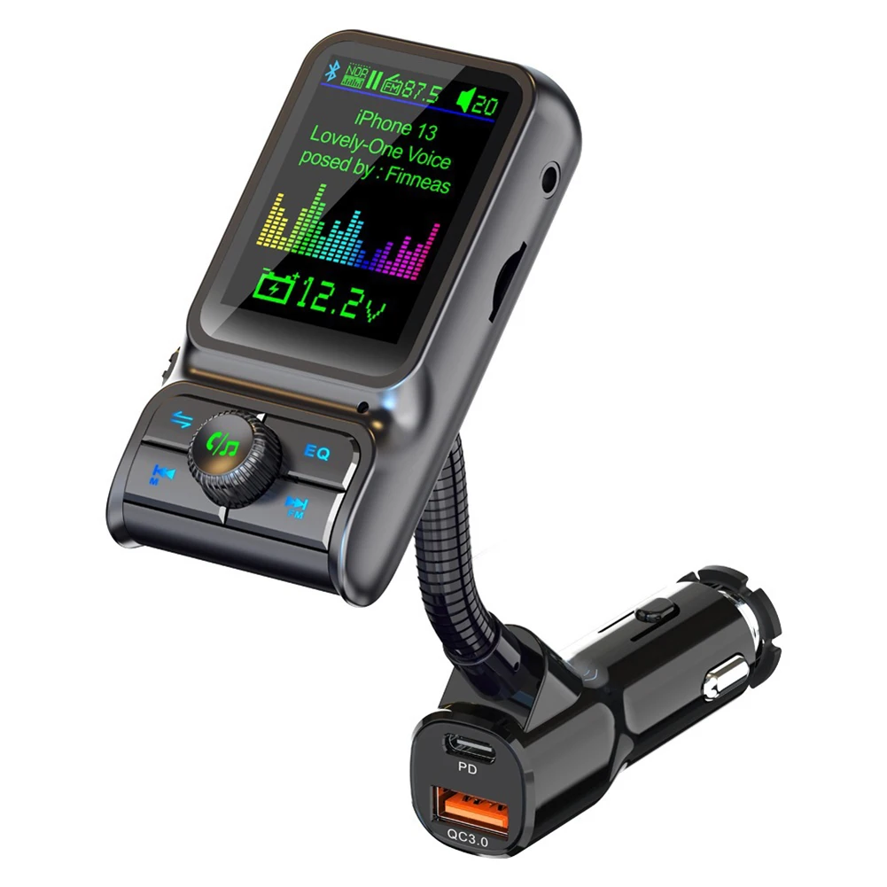 Car Accessories FM Transmitter Auto Car 12V-24V Car Bluetooth-compatible 5.0 Colorful Screen MP3 Player Universal
Car Accessories FM Transmitter Auto Car 12V-24V Car Bluetooth-compatible 5.0 Colorful Screen MP3 Player Universal