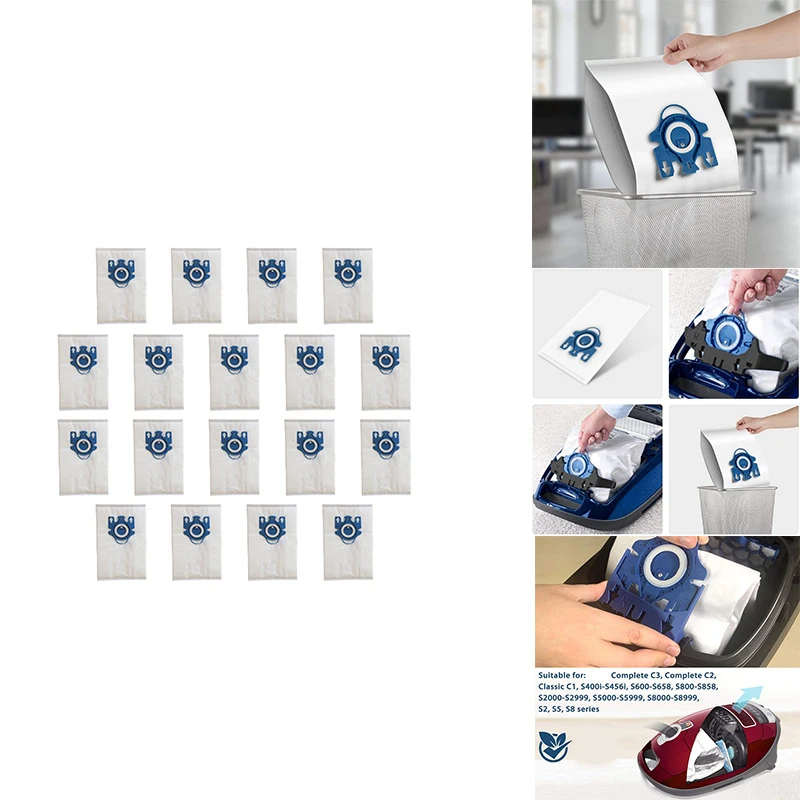 Пылесборники для пылесоса Miele GN 3D, комплект C3, Complete C2, Classic C1, S400, S600, S800, S2, S5, S8
Пылесборники для пылесоса Miele GN 3D, комплект C3, Complete C2, Classic C1, S400, S600, S800, S2, S5, S8